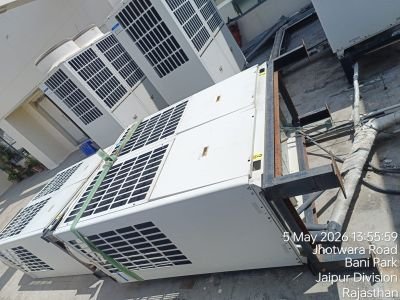 Storm affected VRF outdoor Units
